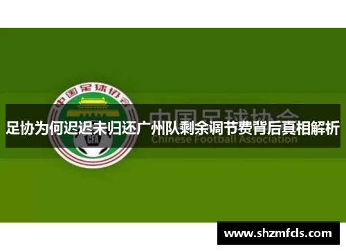 足协为何迟迟未归还广州队剩余调节费背后真相解析 足协为何迟迟未归还广州队剩余调节费背后真相解析